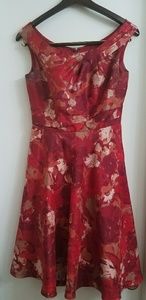 Beautiful Red Floral Dress